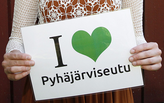 Kyltti i love pyhäjärviseutu