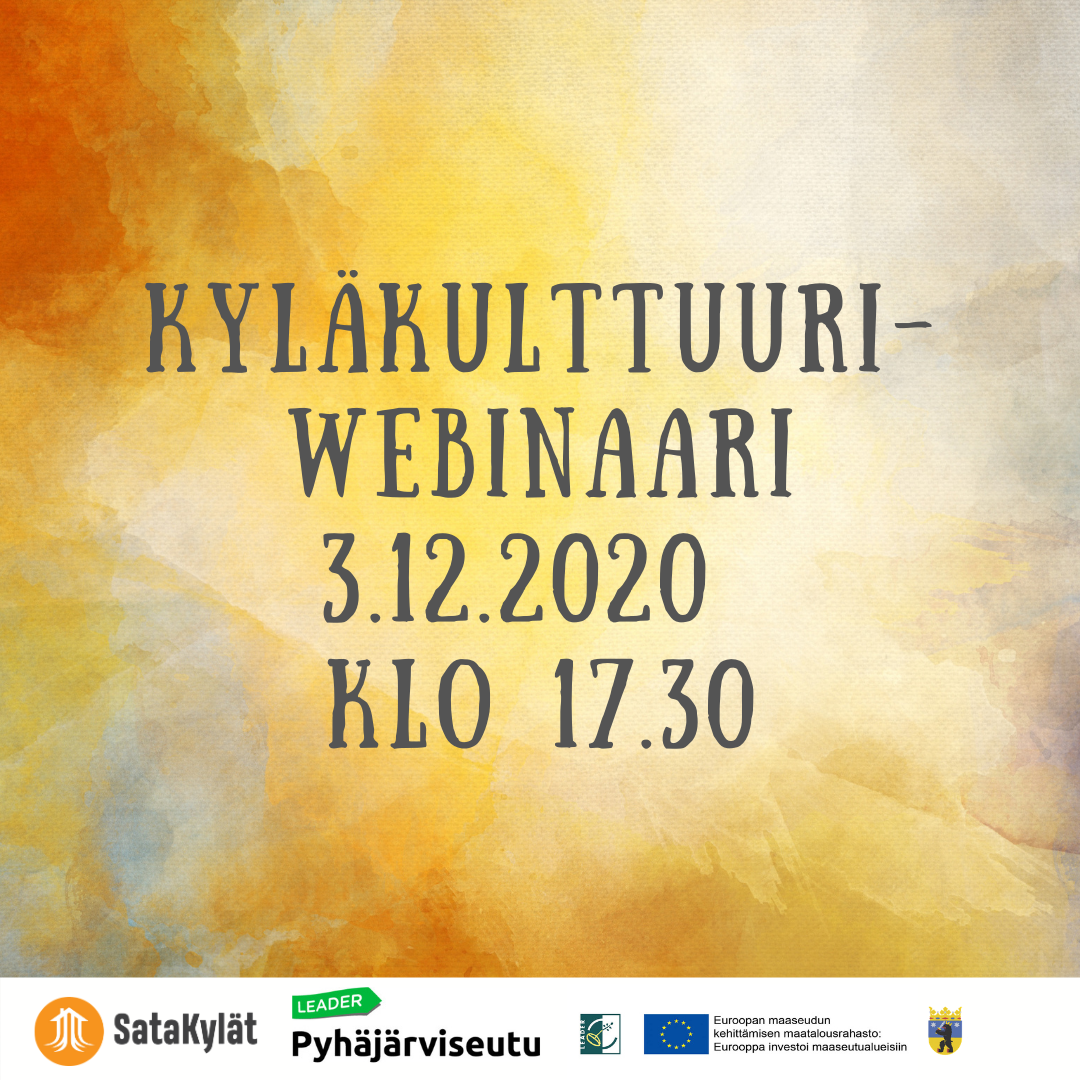 KyläKulttuuri-webinaari 3.12. ko 17.30